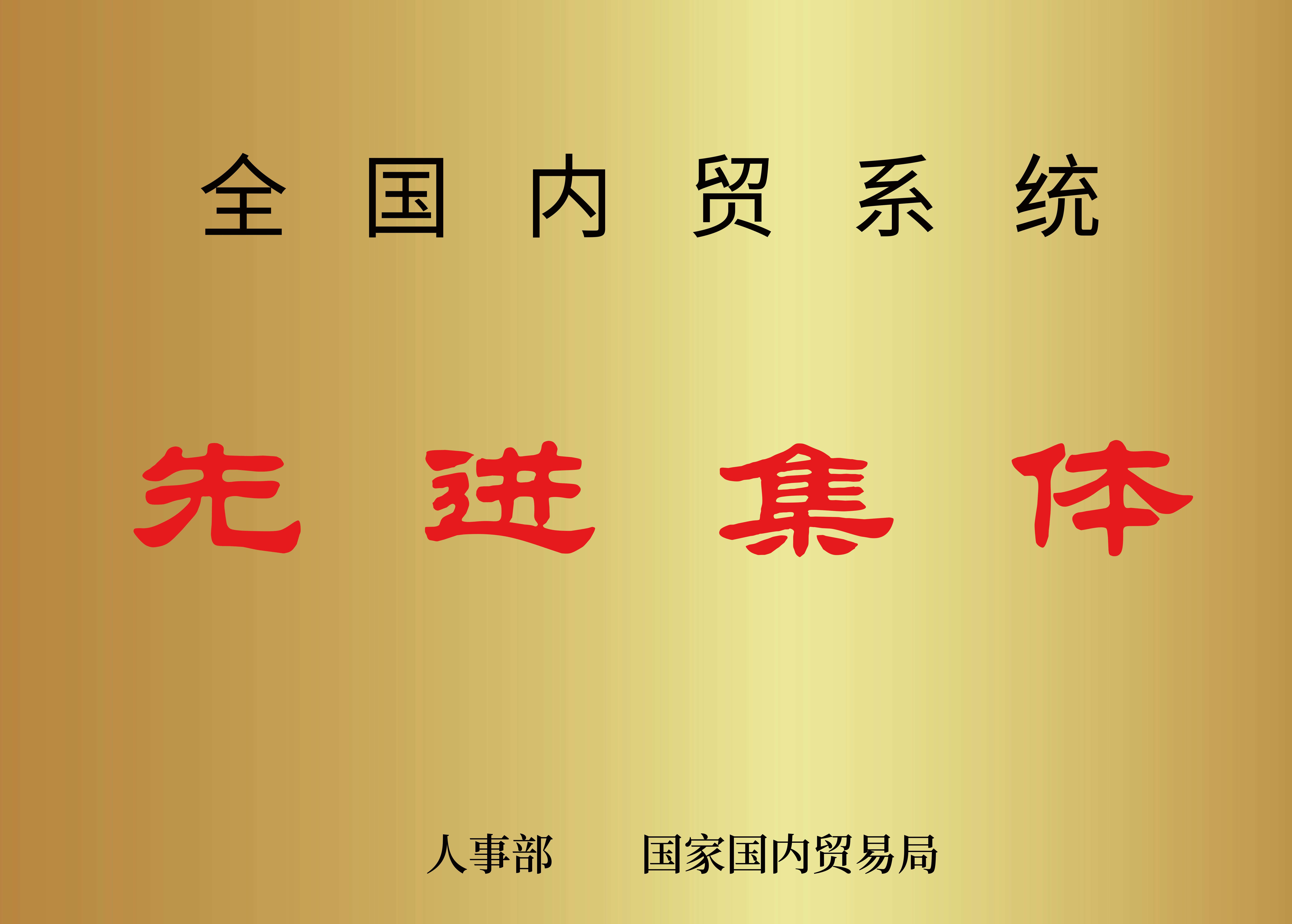 全国内贸系统先进集体