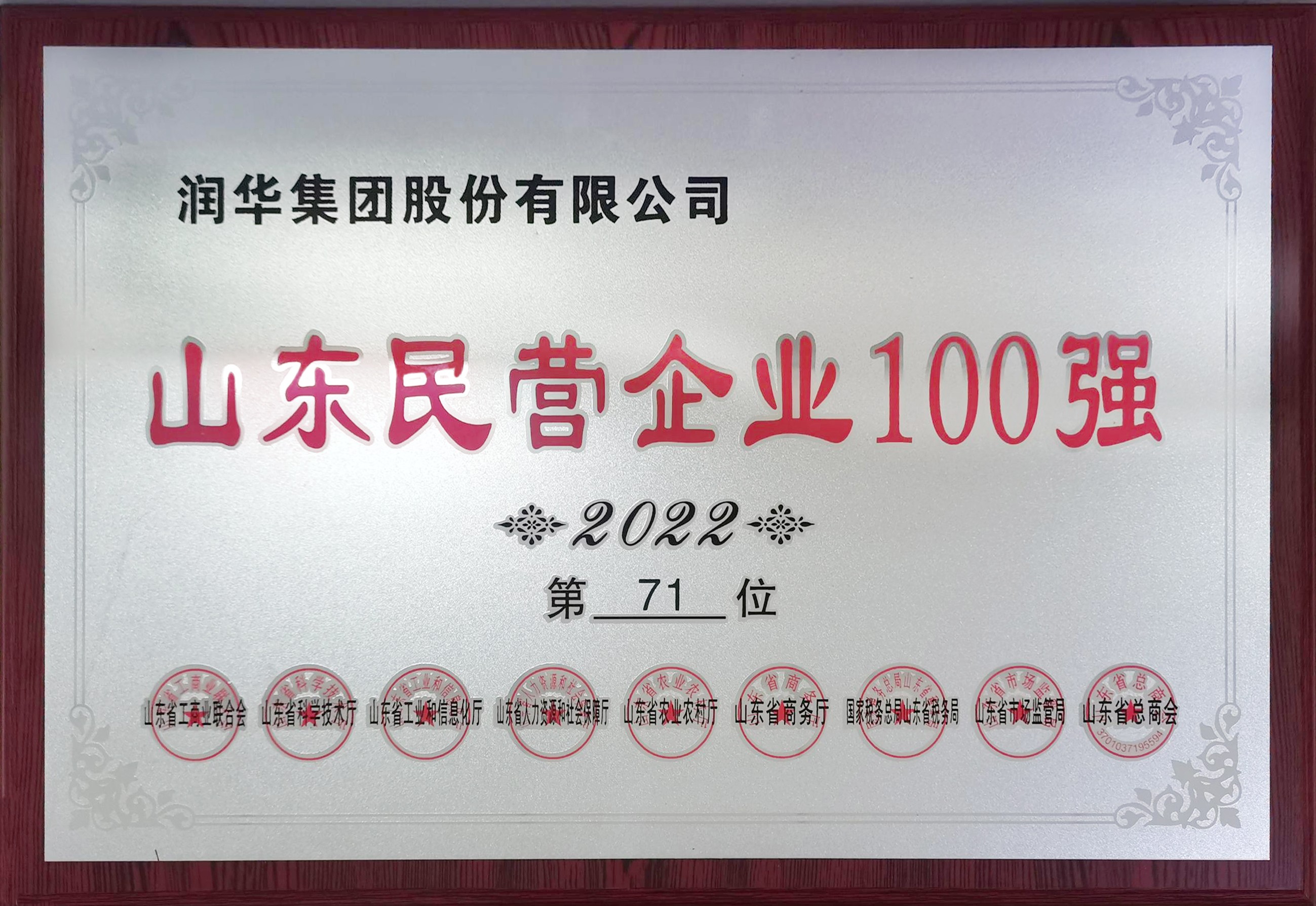 山东民营企业100强
